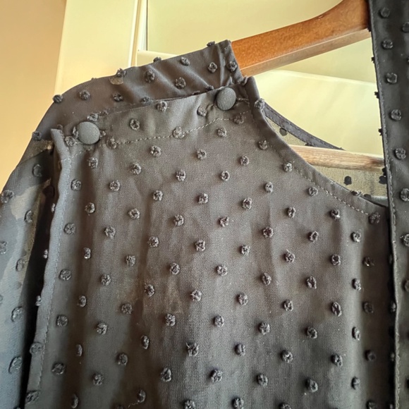 Vetta The Convertible Wrap Dot Dress Black Size M - Picture 9 of 16